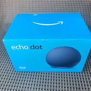 Amazon Smart Speaker Box - Bright Blue Packaging